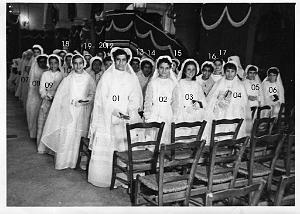 COMMUNIONS ORAN DU PATRONAGE ORAN DE LA JUS SAINT LOUIS  1954 N02